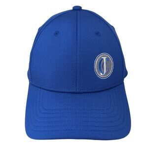 CJ Strapback Baseball Cap Blue One Size Adjustable Embroidered 6 Panel Prodigy